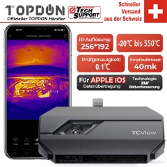 TOPDON TC002 Wärmebildkamera Handheld Thermische Imager Temperatur messung Werkzeug Für APPLE iPhone iOS