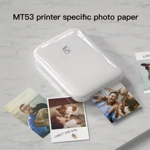 3-inch Zink small photo printer No ink photo printing technology directly connected to mobile phone, with color HD restoration, with iOS/Android