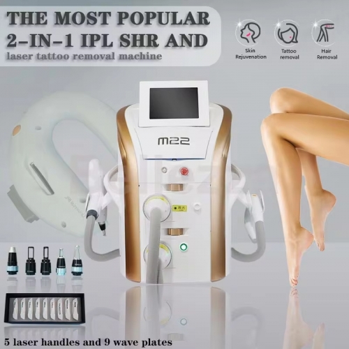 lumenis m22 2 in 1 tattoo removal machine laser multifunction laser hair removal machine 2 handles