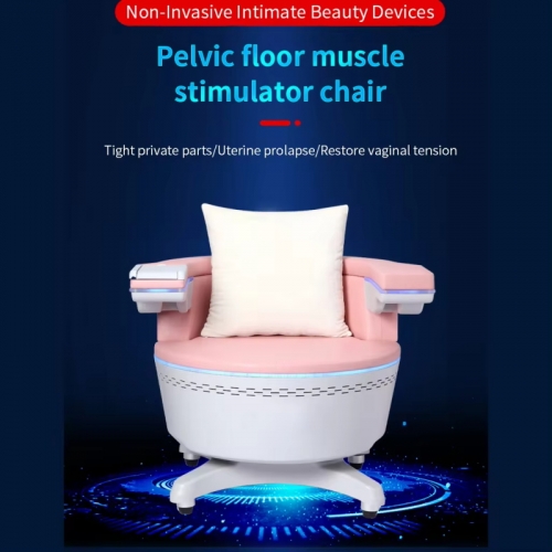 Traitement électro-magnétique non invasif EMS de la chaise de réparation urinaire post-partum, stimulateur musculaire du plancher pelvien