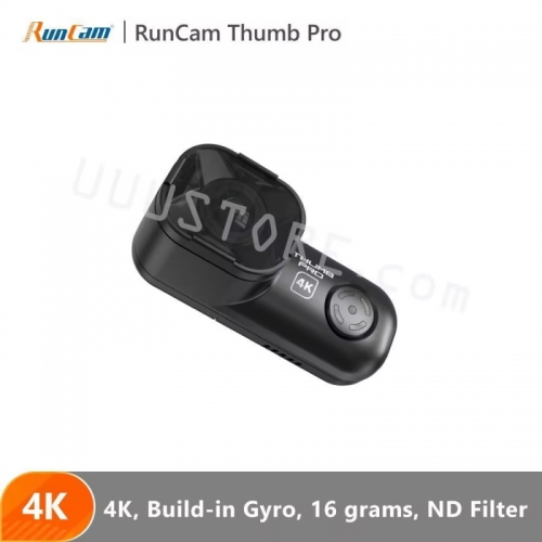 RunCam Thumb Pro 4K V2 hd recording MINI Action FPV Drone Camera 16g Bulit-in Gyro Wide Angle for RC FPV Drone Model DIY Part