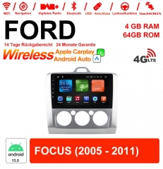 9 pouces Android 13.0 Autoradio / Multimédia 4Go de RAM 64Go de ROM pour Ford FOCUS (2005-2011)