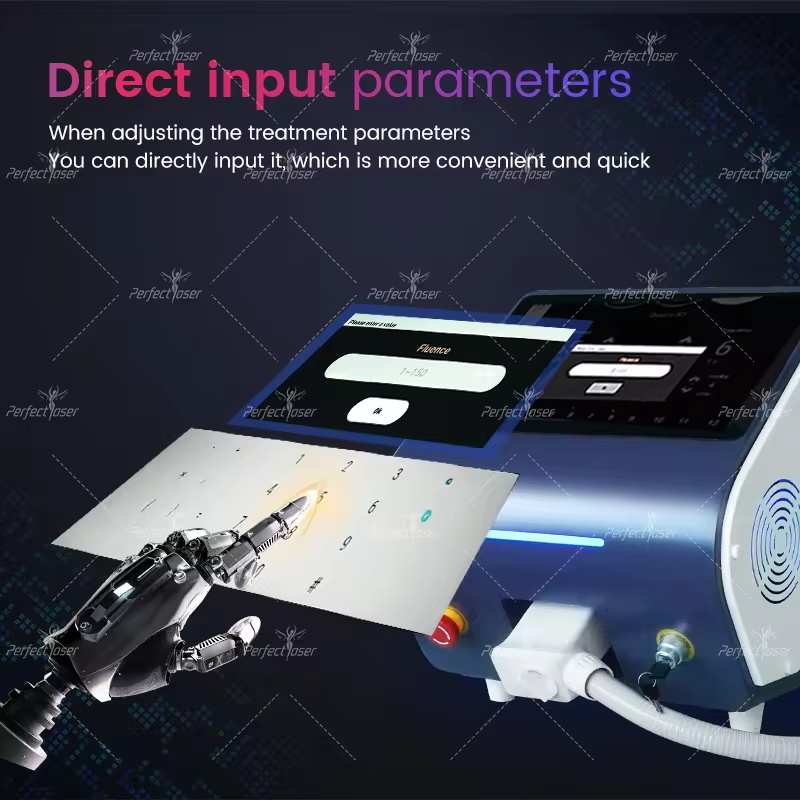 machine d'épilation au laser à diode platine glace