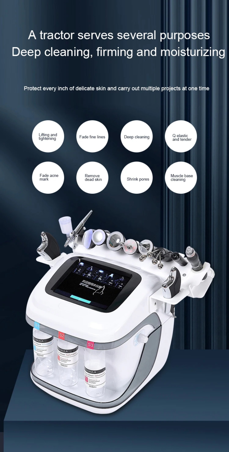 11 in 1 Derma brasion facial machine