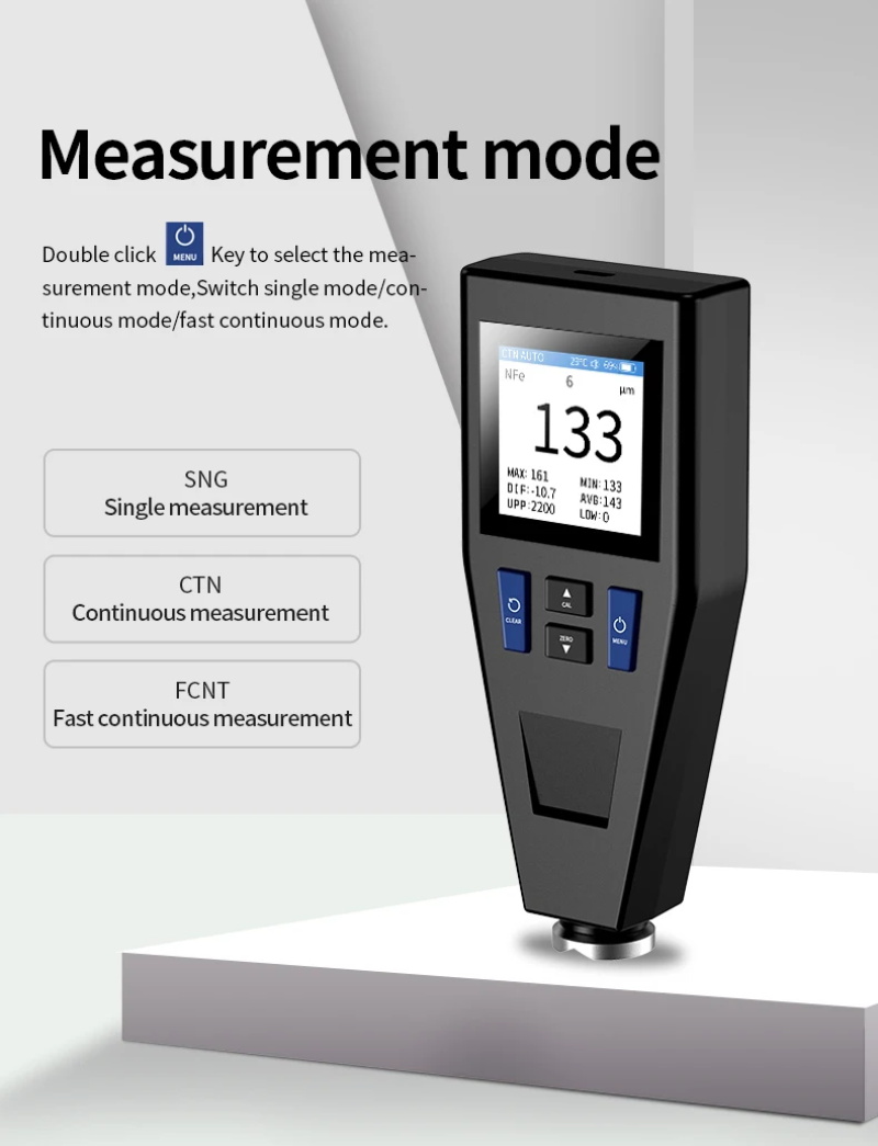 color screen car coating thickness gauge