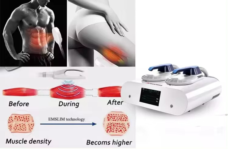 Portable electro magnetic body slimming