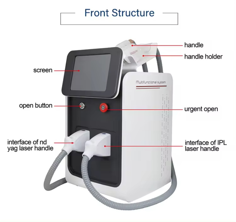 3 in 1 diode laser opt ipl