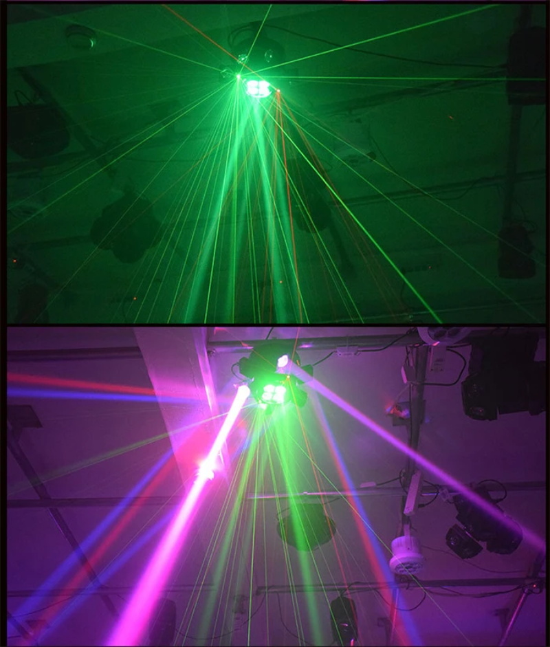 6 head moving head beam light