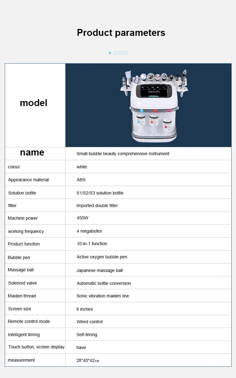 Machine faciale derma brasion 11 en 1