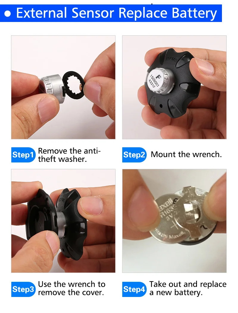 Echtzeit Tire Pressure Monitoring System