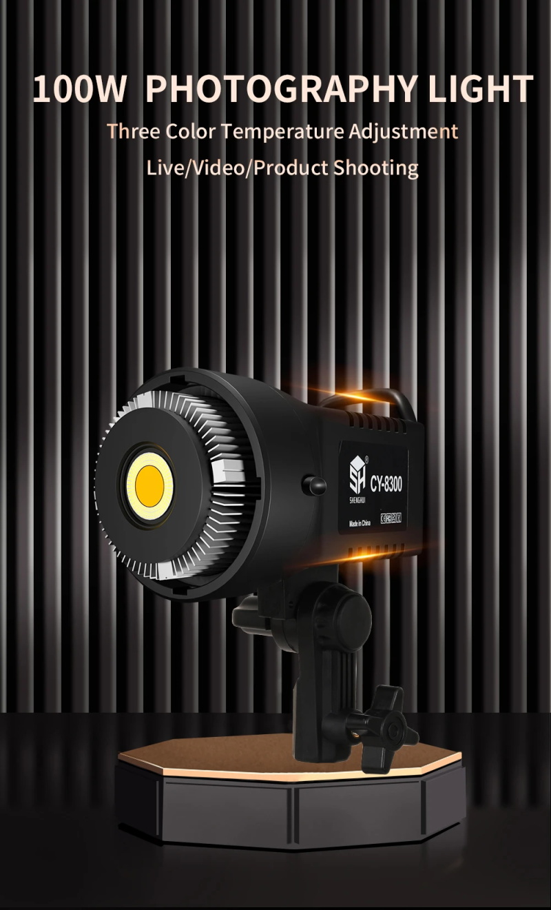 Lampe vidéo LED pour photographie 100 W