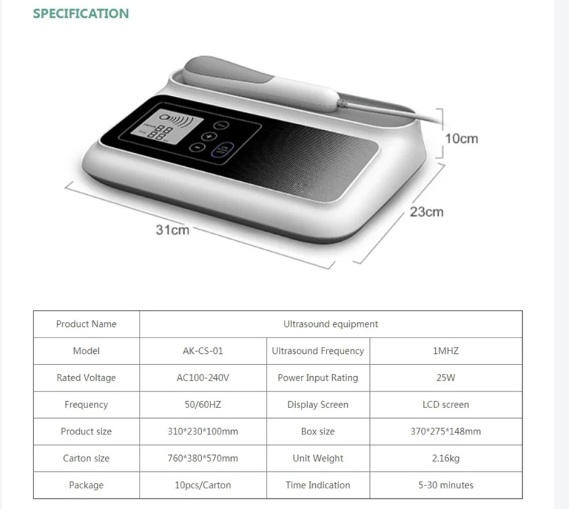 Ultrasound therapy device