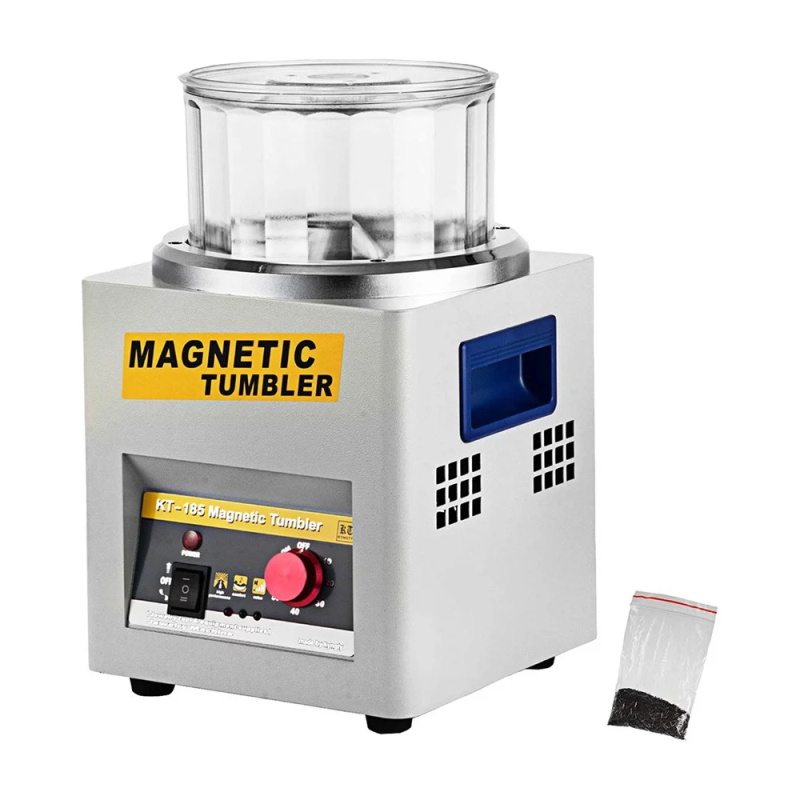 Magnetic polishing grinder