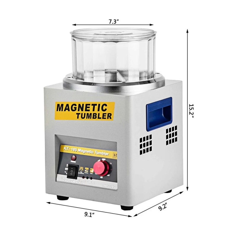 Magnetic polishing grinder