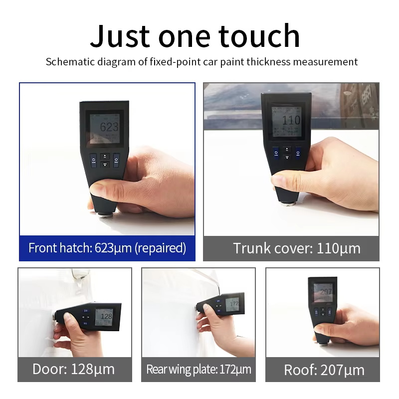 color screen car coating thickness gauge