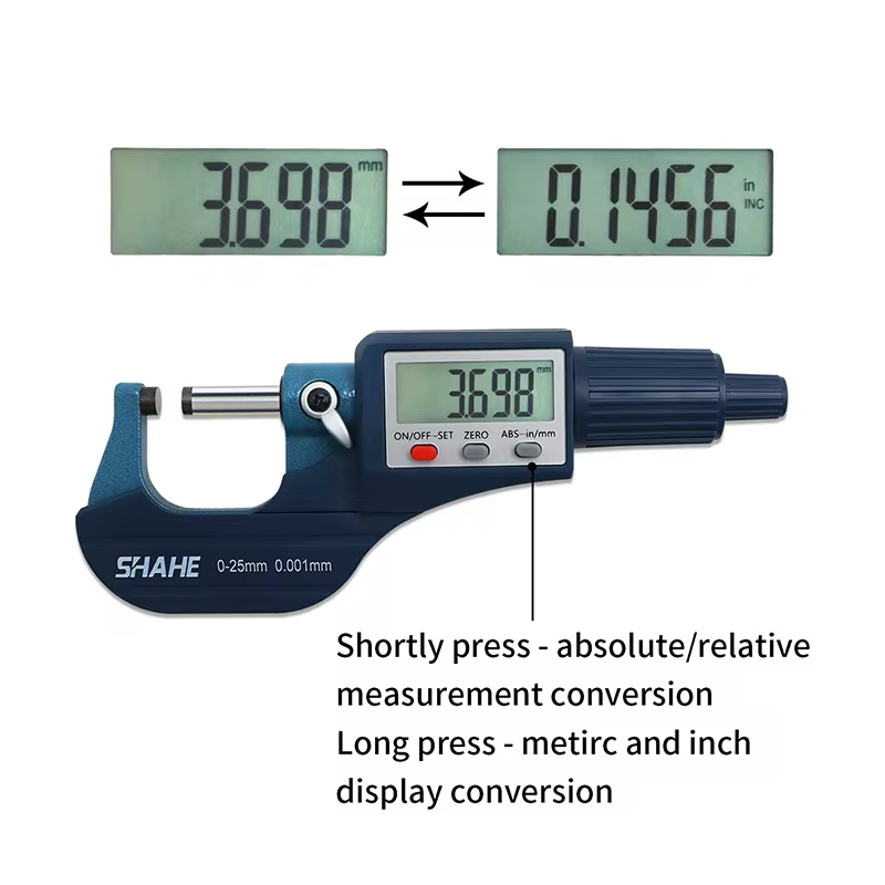 0.001mm electronic outside micrometer