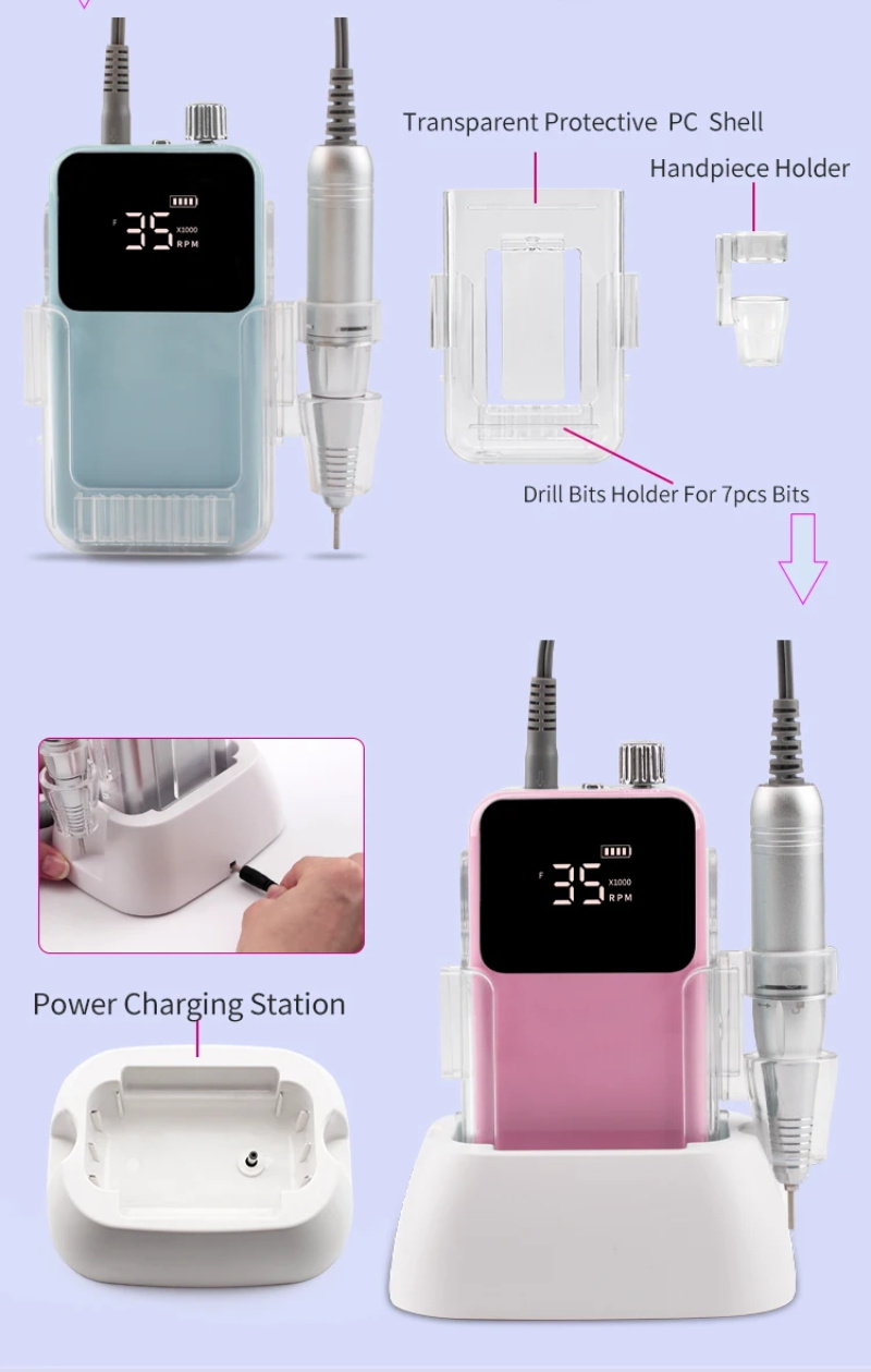 Electric nail drill