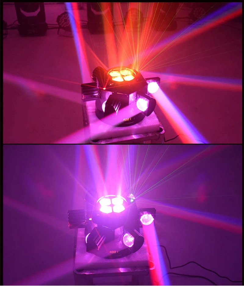 6 head moving head beam light