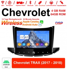 8 Zoll Android 13.0 Autoradio / Multimedia 4GB RAM 64GB ROM Für Chevrolet TRAX 2017 2018 Mit WiFi NAVI Bluetooth USB