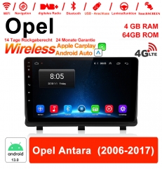 9 pouces Android 13.0 autoradio / multimédia 4GB RAM 64GB ROM pour Opel Antara 2006-2017 avec DSP intégré Carplay Android Auto