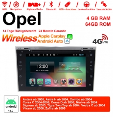 Autoradio de 7 pouces Android 13.0 multimédia 4Go de RAM 64Go ROM pour Antara Astra H Meriva Zafira Carplay / Android Auto intégré