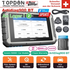 Dernière version TOPDON AD900BT bidirectionnel tout système voiture OBD2 Scanner outil de Diagnostic