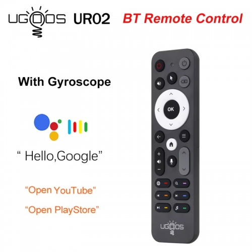 Télécommande vocale originale Ugoos UR02 bt avec remplacement du gyroscope