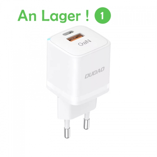 DUDAO GaN 33W PPS USB-C/USB-A Wall Charger