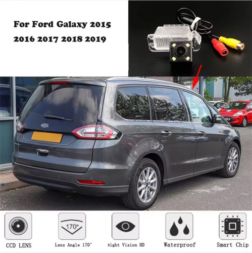 HD 1280x720P CCD étanche Vision nocturne Caméra de recul pour Ford galaxy 2015 - 2019