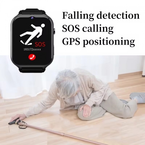 Montre connectée pour personnes âgées, détection de chute, carte SIM 4G, appel téléphonique SOS, positionnement GPS, médecine, Vision globale GK8