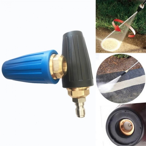 Pressure Washer Tips Turbo Nozzle 4000psi Max Rotating Pressure Washer Nozzle with 1/4'' Quick Connect