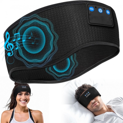 Schlafkopfhörer Bluetooth 5.4 Schlaf Stirnband Kopfhörer Headband Schlafmaske für Sport Training, Joggen, Yoga, Reisen