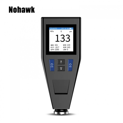 Color screen car coating thickness gauge best digital meter for measuring car paint thickness f/nf automatic detection