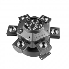 LED 10 x10w 6 Kopf beweglicher Kopfs trahl Licht rg Laser Blitzlicht dmx Bühnen licht Vollfarb strahl Licht rotierende Disco Party Bar