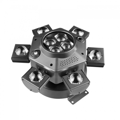 LED 10 x10w 6 head moving head beam light rg laser flash light dmx stage light full color beam light rotating disco party bar