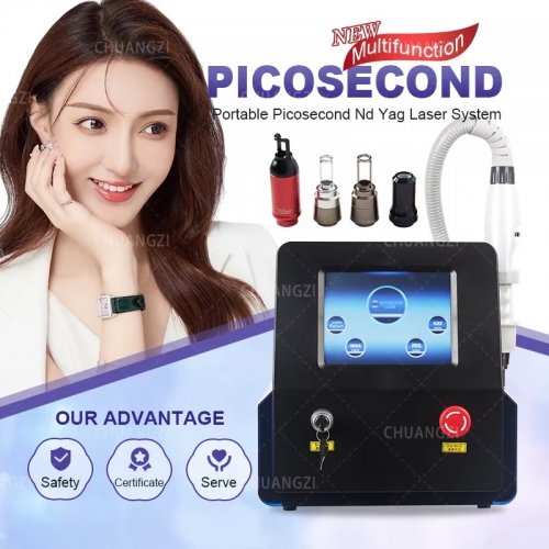 2024 Nd YAG Laser Tattoo removal machine Pico Laser remove Tattoo Piko seconds Laser Tattoo removal machine