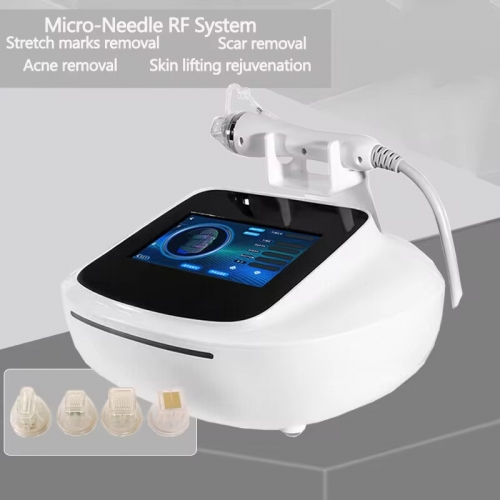 RF fractional microneedle machine high frequency facial tightening anti-acne wrinkle removal microneedle beauty device