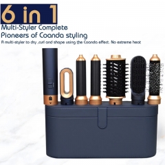 6 en 1 Multi Styler fer à friser défriser les cheveux avec brosse à cheveux sèche-cheveux pour sèche-cheveux cheveux Multi Styler