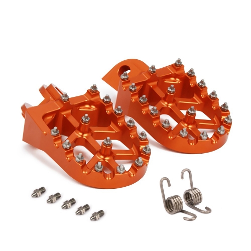 Moto Repose-pieds CNC pour Pédales Repose-pieds pour KTM SX SXF EXC EXCF XCF XCW XCFW 65 85125 150 250 300 350 400 450 530 AVENTURE