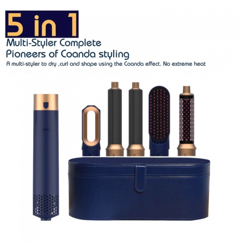 New Hair Dryer Multi Hair Styler 5 in 1 Curling Iron Hair Straightener with Hair Brush Hair Dryer for Hair Dryer Hair Multi Styler