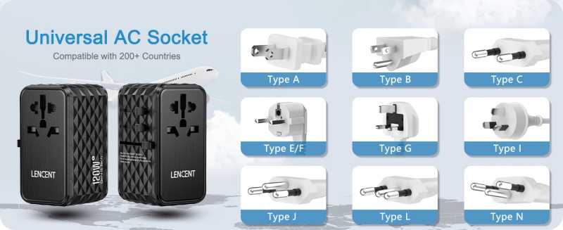 International travel adapter