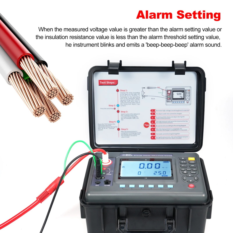 High Voltage Insulation Megohmmeter