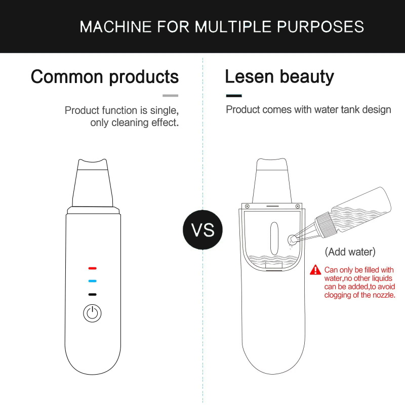 Ultrasonic facial cleaner