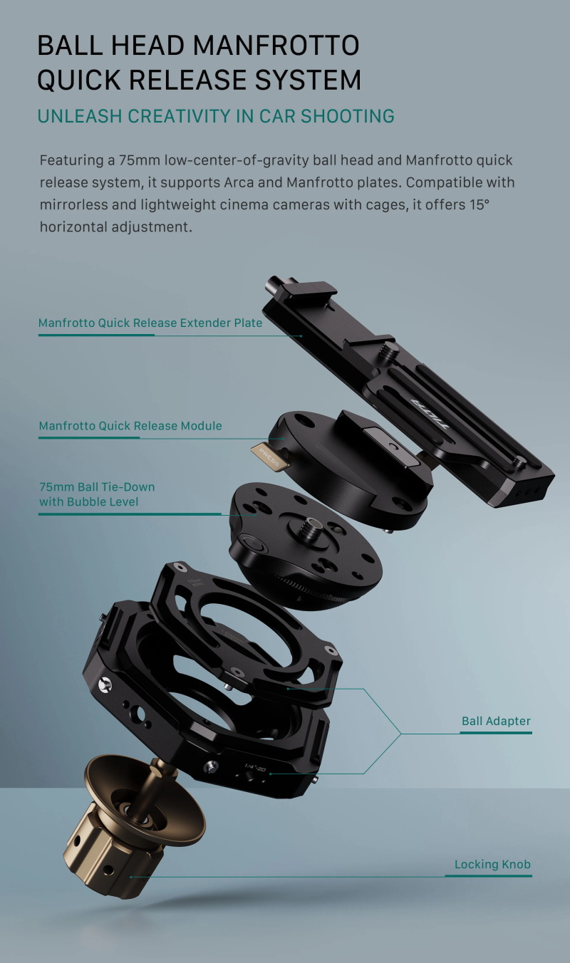 Tilta HDA-T11 Hydra Articulating Auto-Montagesystem