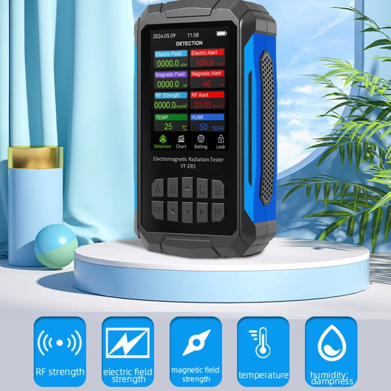 5-in-1 Electromagnetic Radiation Detector