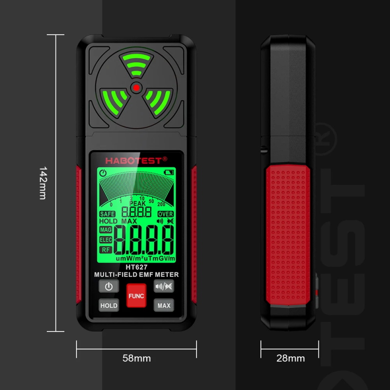 electro magnetic field radiation detector