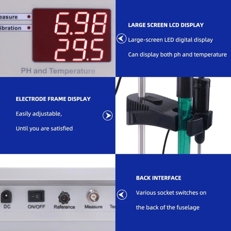 Desktop automatic calibration acid meter