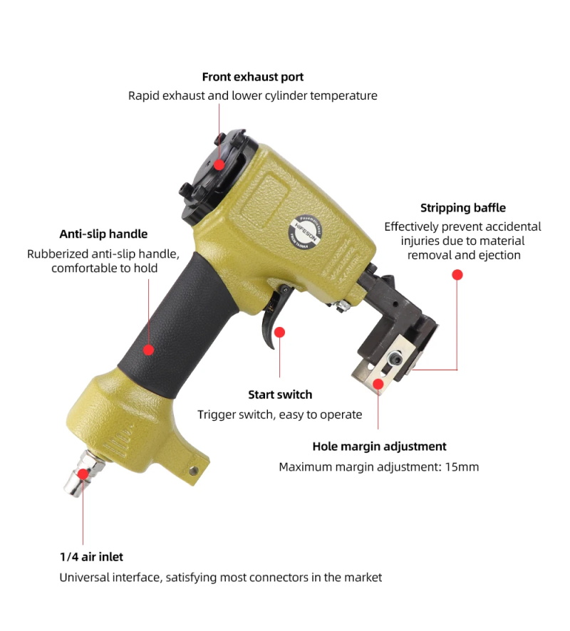 Pistolet de poinçonnage pneumatique