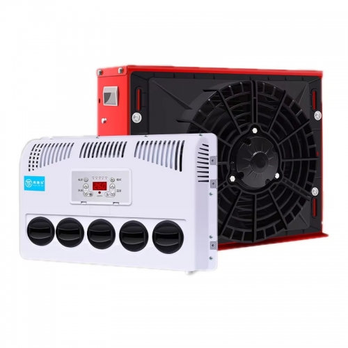 24V Electric Air Conditioner Refrigeration Integrated Machine for Buses/Trucks/Excavators/Harvesting Machinery/Agricultural Machinery