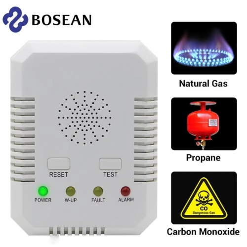 Natural Gas CO Gas Leak Detector Carbon Monoxide Combustible Gas Detector Alarm Determine Tester for Home